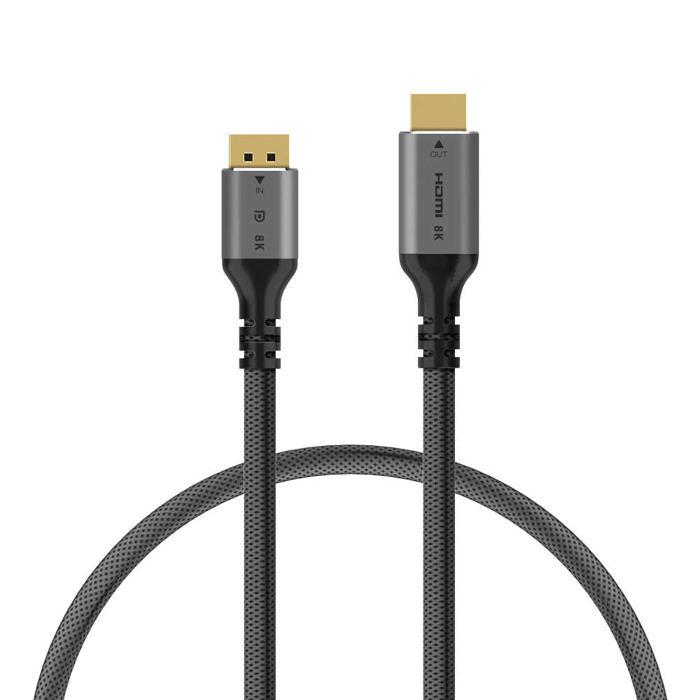 넥스트유 DP to HDMI 2.1 8K 변환 케이블 1m ZDPHC8421-8K
