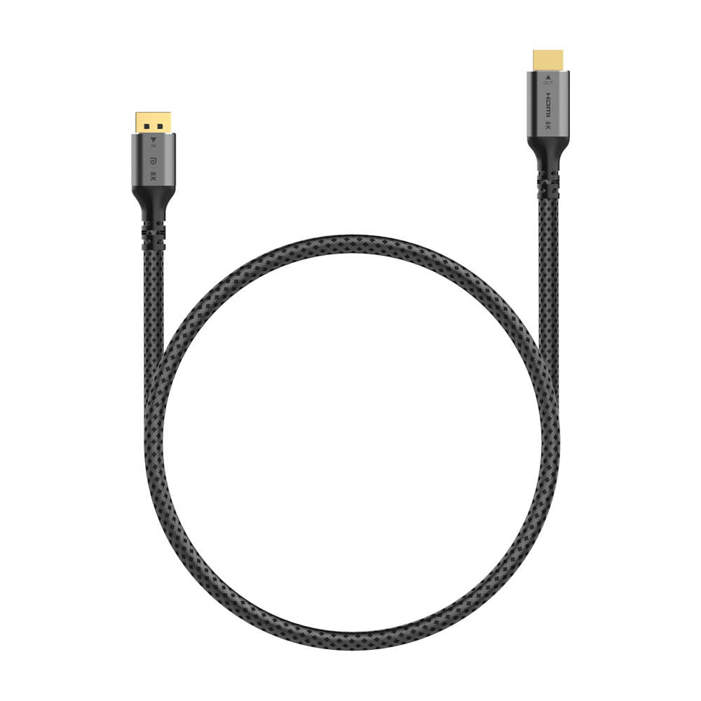 넥스트유 DP to HDMI 2.1 8K 변환 케이블 1m ZDPHC8421-8K