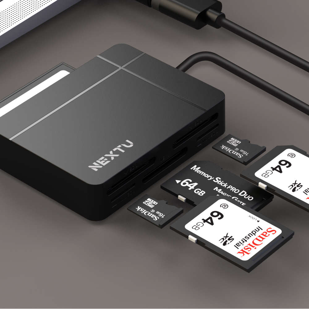 넥스트유 USB 3.0 SD 카드리더기 5in1 9709U3