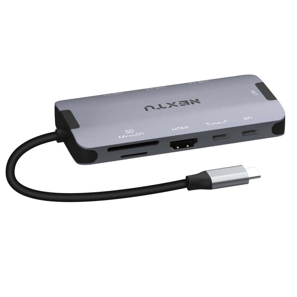 넥스트유 USB-C 9포트 멀티허브 M2395HCT