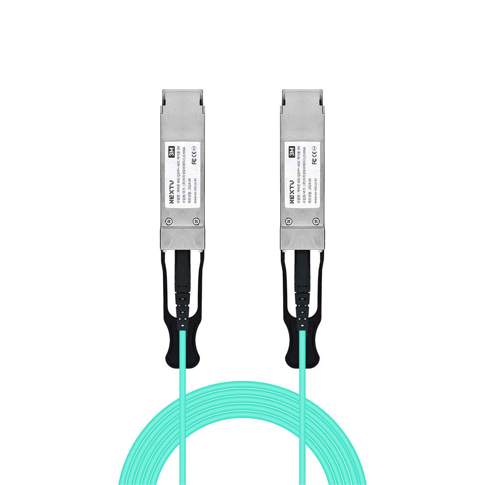 넥스트유 40G QSFP OM3 AOC 광케이블 3m SFP40G-AOC03