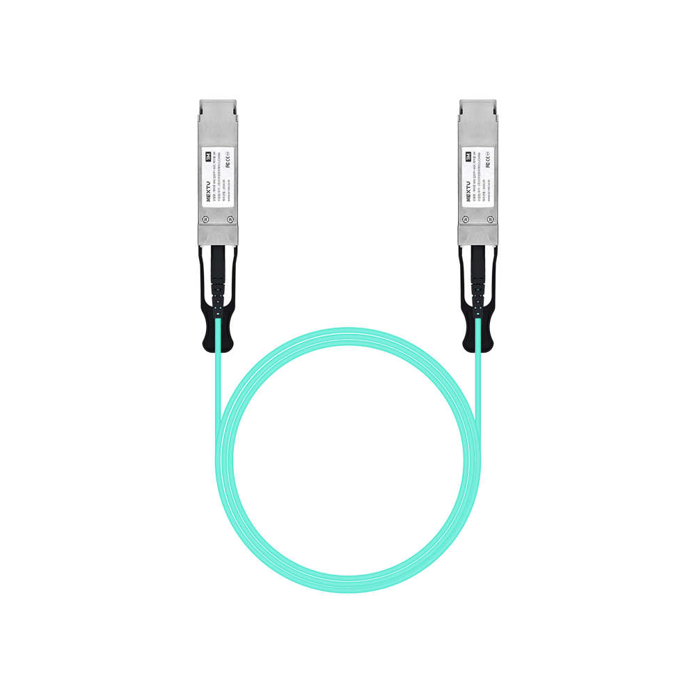 넥스트유 100G QSFP28 AOC 광케이블 3m QSFP100G-AOC03