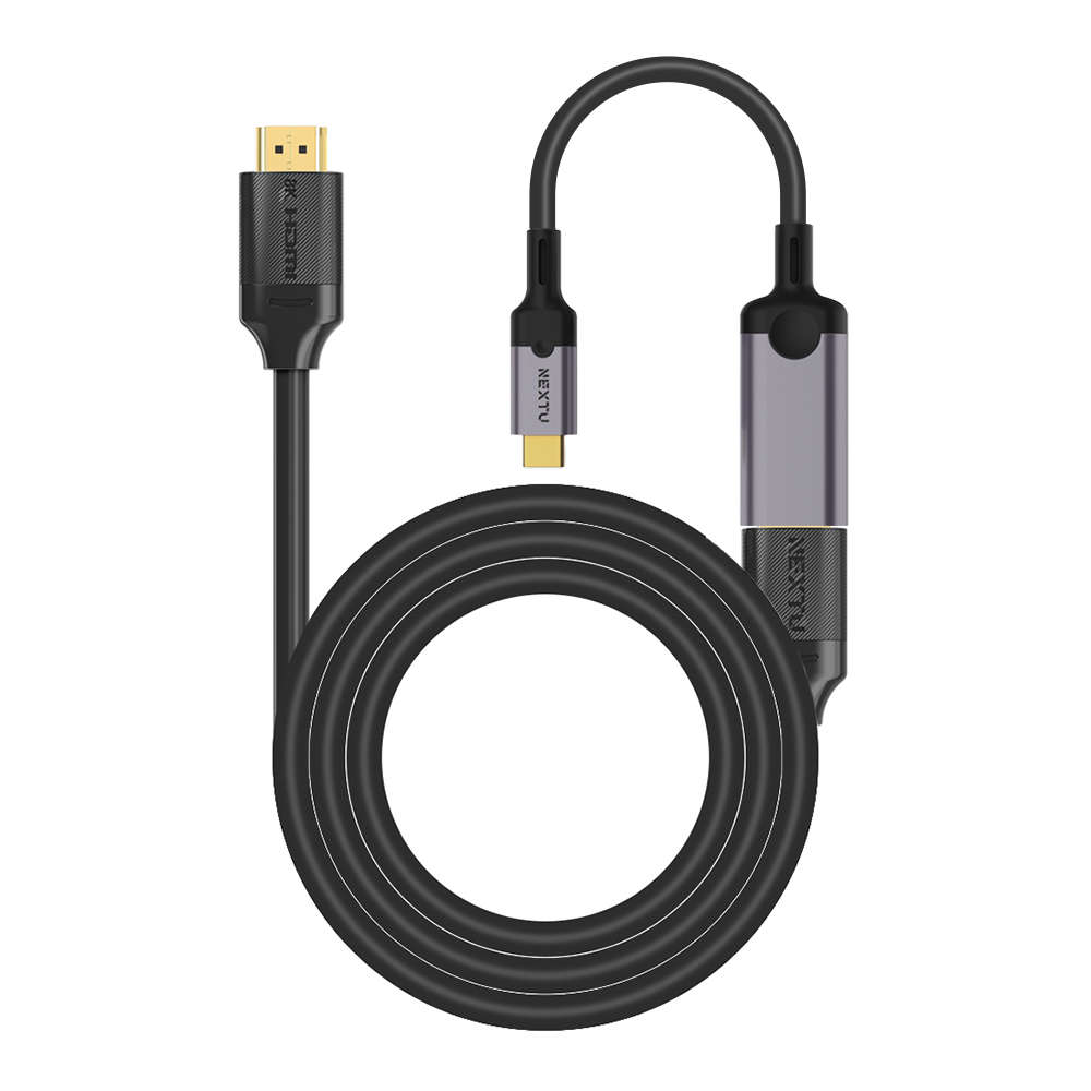 넥스트유 USB-C to HDMI 2.1 8K 변환 케이블 1m 9501CHM