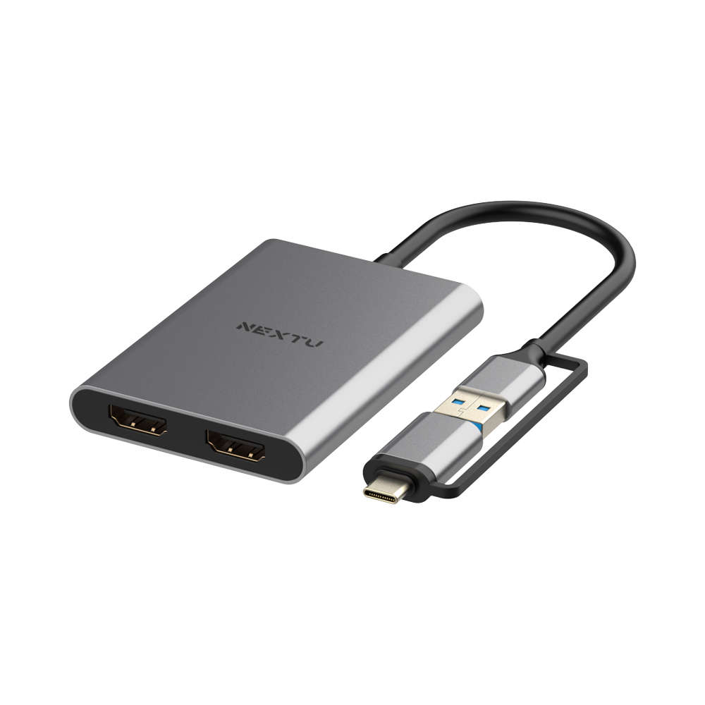 넥스트유 USB-C 듀얼 HDMI 컨버터 4K 모니터 확장 5622TCH-DUAL
