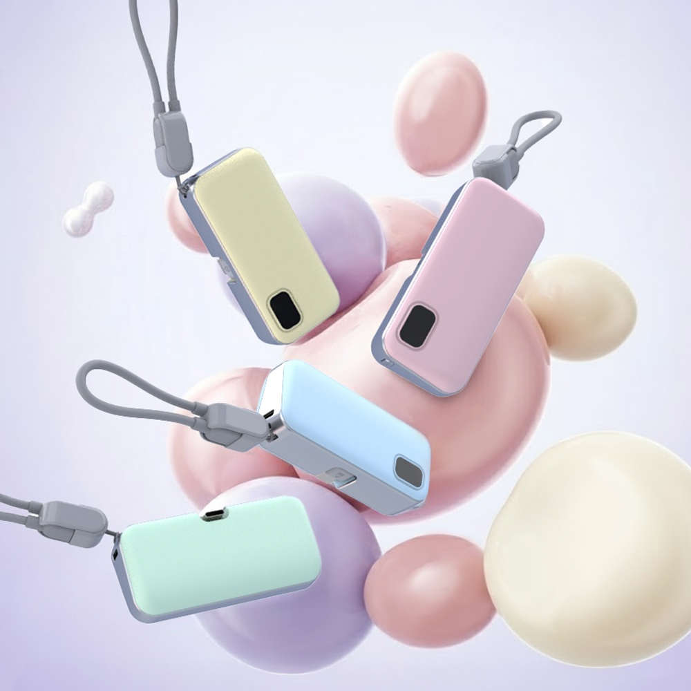 넥스트유 도킹형 보조배터리 5000mAh 핑크 1013QPB MINI