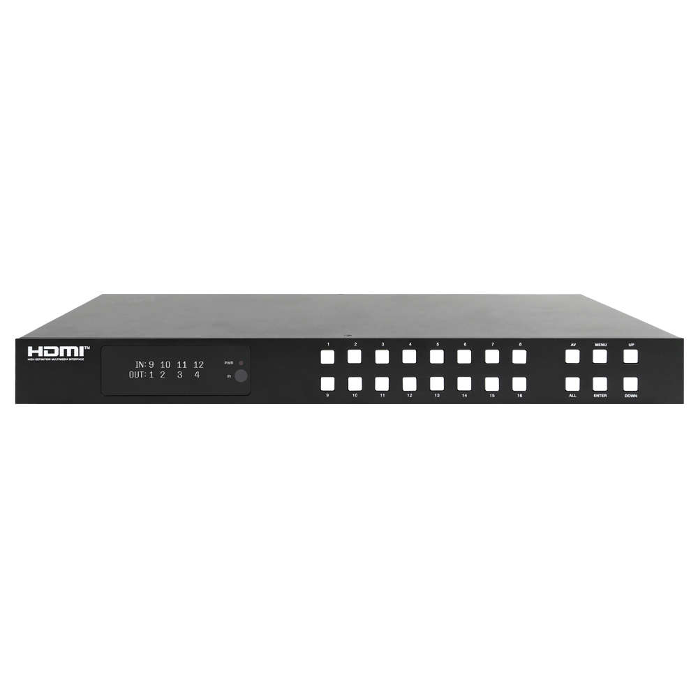 넥스트유 HDMI 2.0 매트릭스 스위치 16입력 16출력 ARC HV5516UHDM