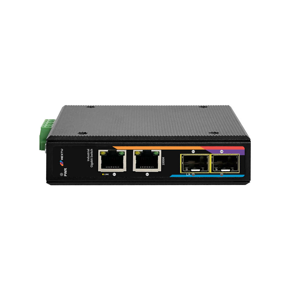 넥스트유 산업용 기가비트 광 미디어 컨버터 2TP 2SFP 8522GDT