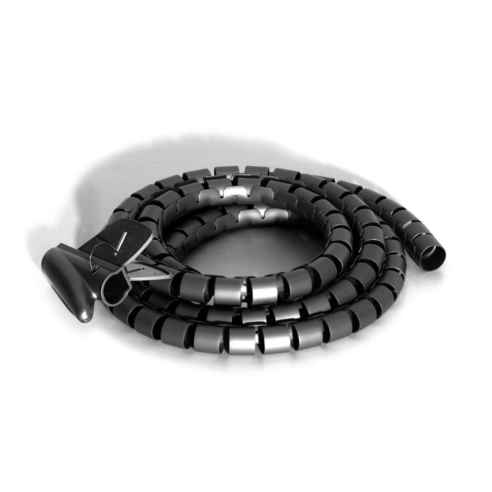 넥스트유 전선정리 매직 케이블 2.5m 28mm 블랙 TMC228BK
