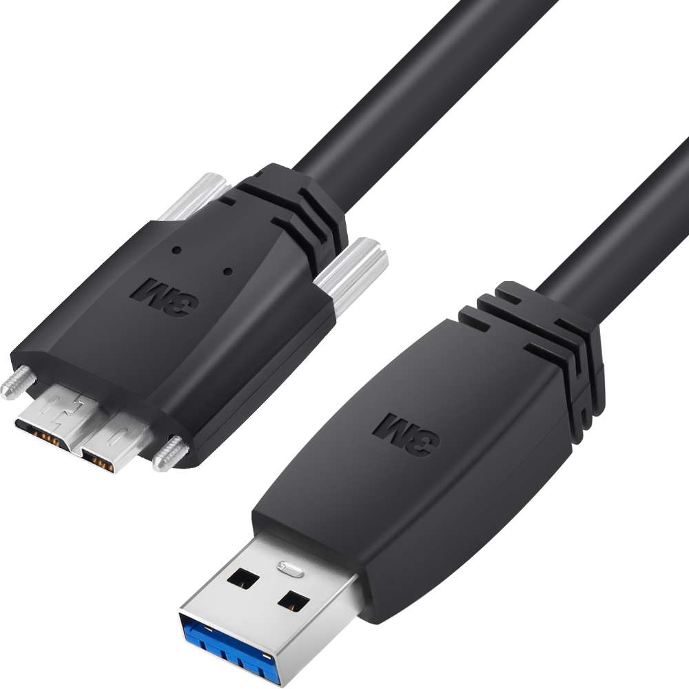 3M USB3 Vision 1억회 내굴곡성 High-Flex AM-MicroB 케이블 3m 1U30G-MB2-SA1-300