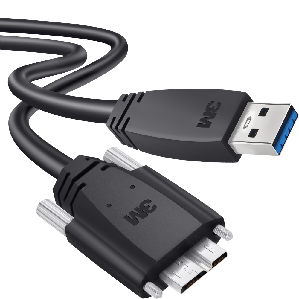 3M USB3 Vision 1천만회 내굴곡성 Medium-Flex AM-MicroB 케이블 5m 1U30S-MB2-SA1-500