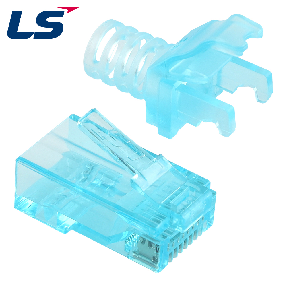 LS전선 CAT.6 UTP RJ-45 Snap 플러그(100개) LS-MP-UC6-RJ45-EZ