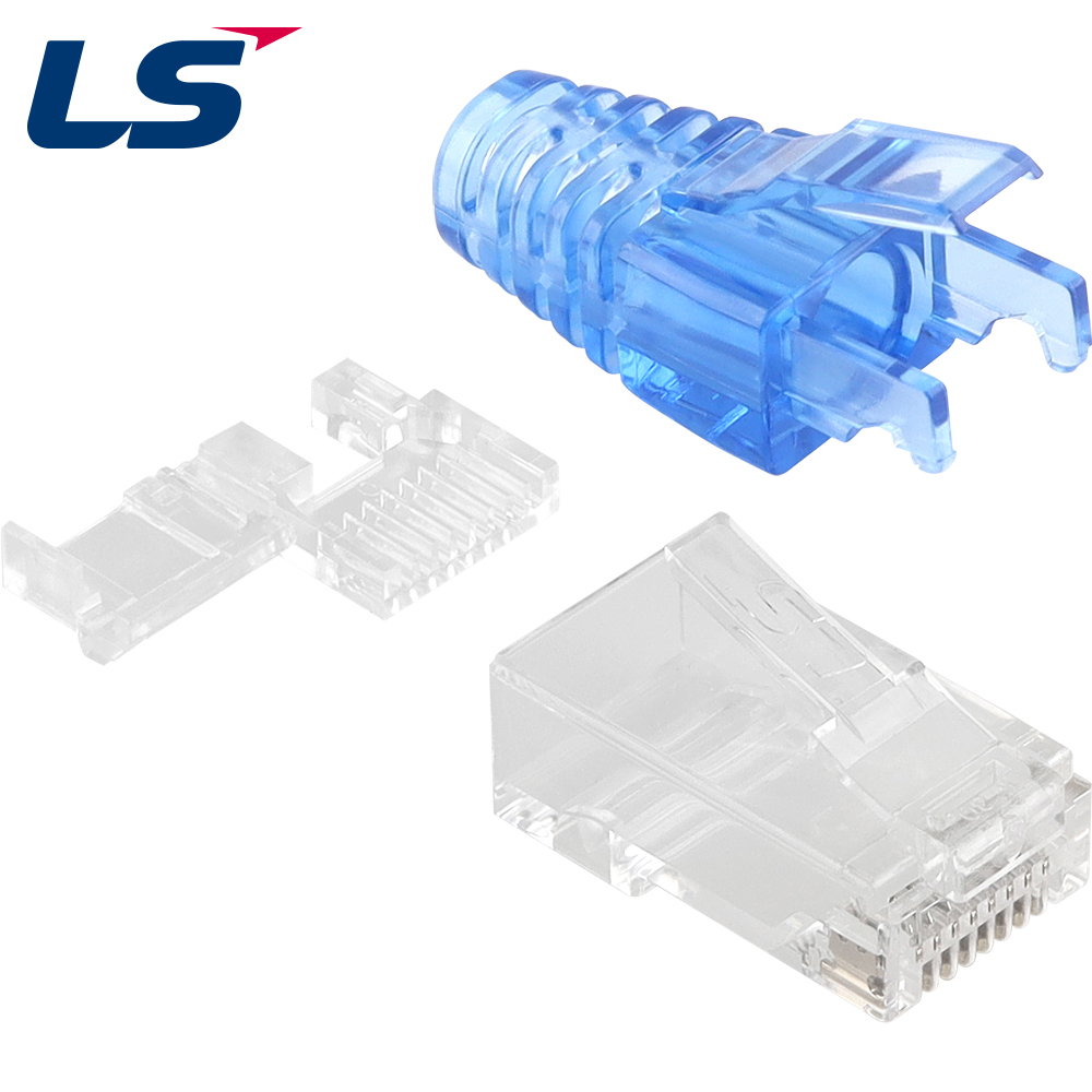 LS전선 CAT.6 UTP 단선 RJ-45 플러그(100개) LS-MP-UC6-RJ45-28AWG