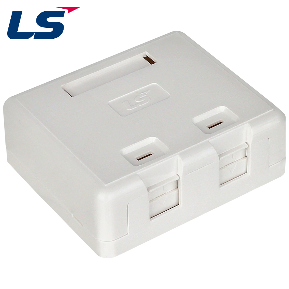 LS전선 노출형 아울렛 박스 2구 LS-SMB-2PORT