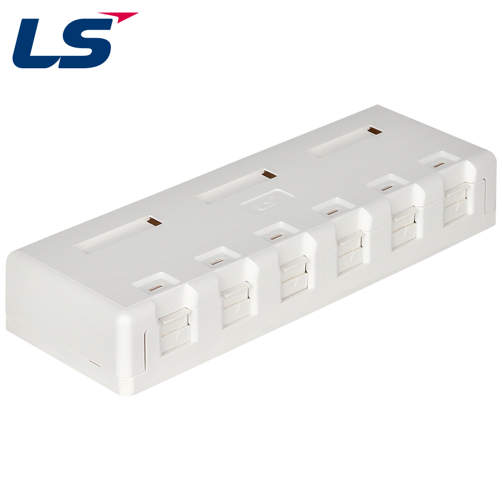 LS전선 노출형 아울렛 박스 6구 LS-SMB-6PORT