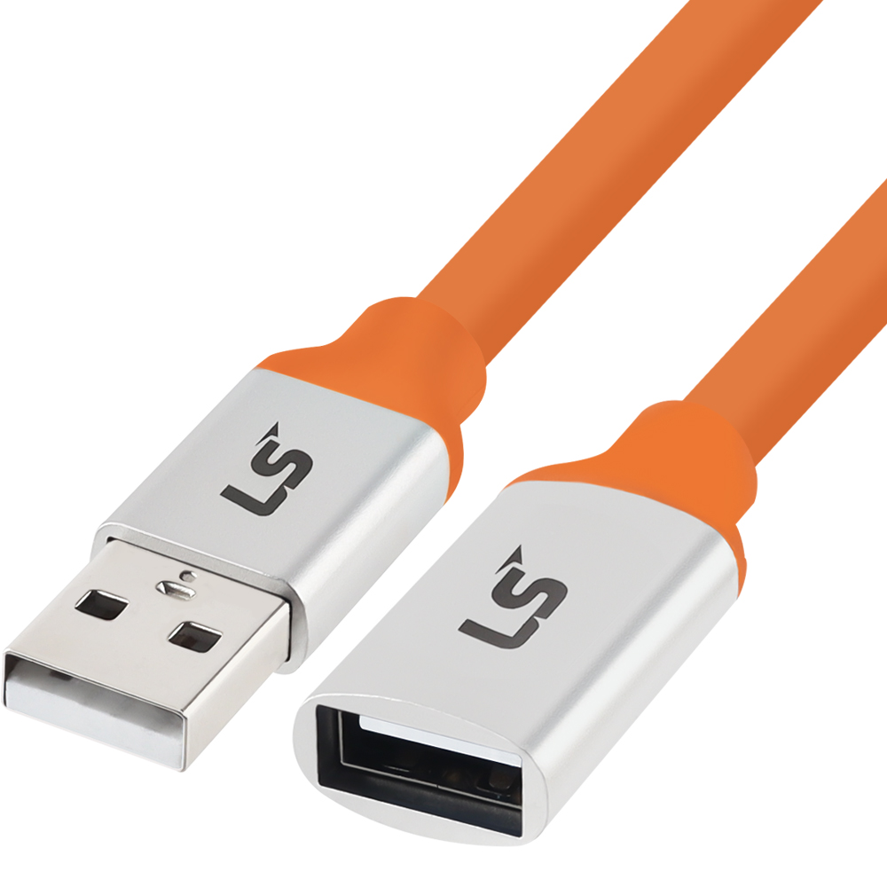LS전선 USB2.0 슈퍼라이프사이클 High-Flex 연장 AM-AF 케이블 2m LS-UBAF-20H-020
