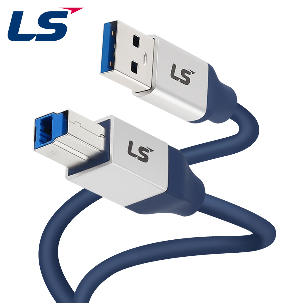 LS전선 USB3.0 슈퍼라이프사이클 High-Flex AM-BM 케이블 2m LS-UBB-30H-020