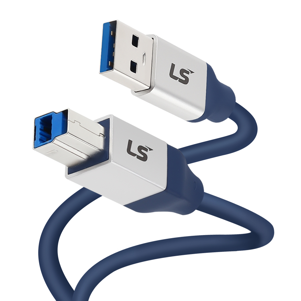 LS전선 USB3.0 슈퍼라이프사이클 High-Flex AM-BM 케이블 5m LS-UBB-30H-050