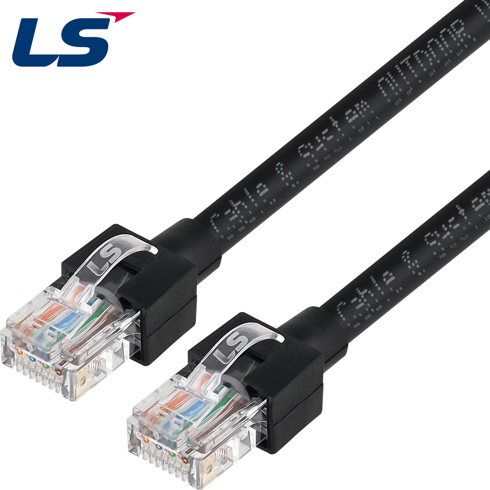 LS전선 CAT.5E UTP 옥외용 랜 케이블 50m (블랙) NMX-LS5500XBKZ