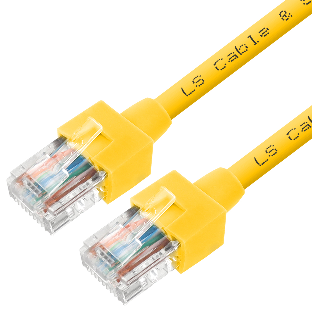 LS전선 CAT.5E UTP 랜 케이블 100m (옐로우) NMX-LS51000Y