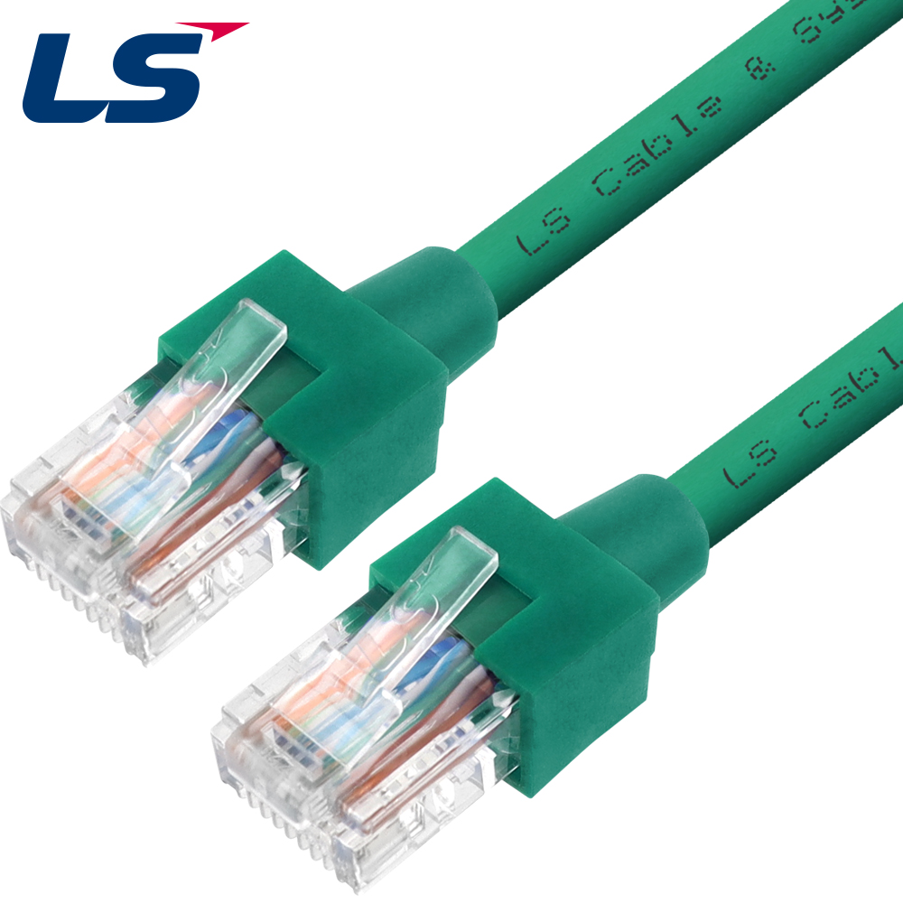 LS전선 CAT.5E UTP 랜 케이블 5m (그린) NMX-LS550GN