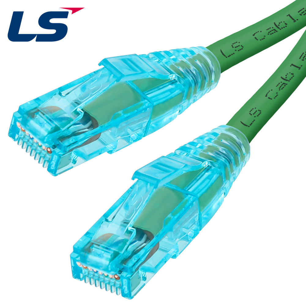 LS전선 CAT.6 UTP 랜 케이블 3m, 그린 NMX-LS630GN