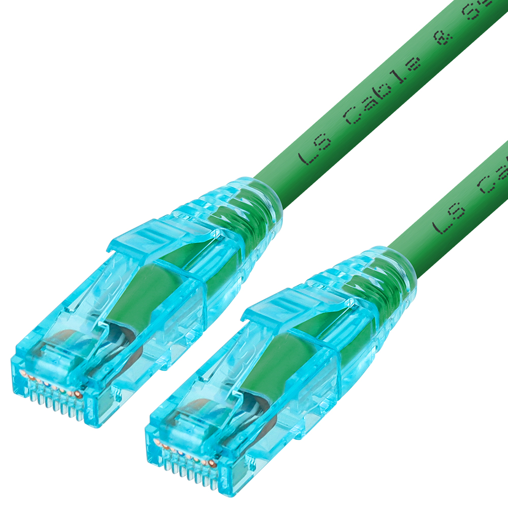 LS전선 CAT.6 UTP 랜 케이블 20m, 그린 NMX-LS6200GN