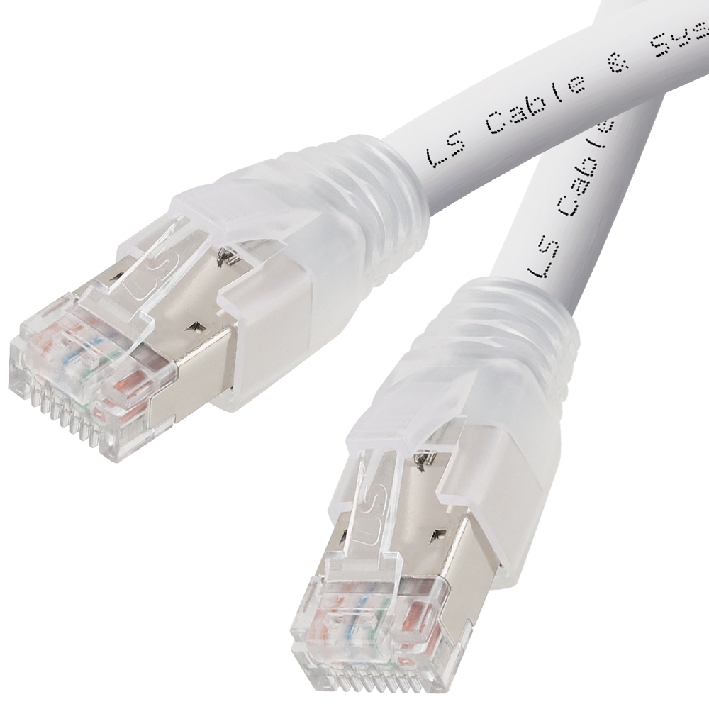LS전선 CAT.7 S/FTP 랜 케이블 2m, 그레이 LS-PC-SSP7-GY-020