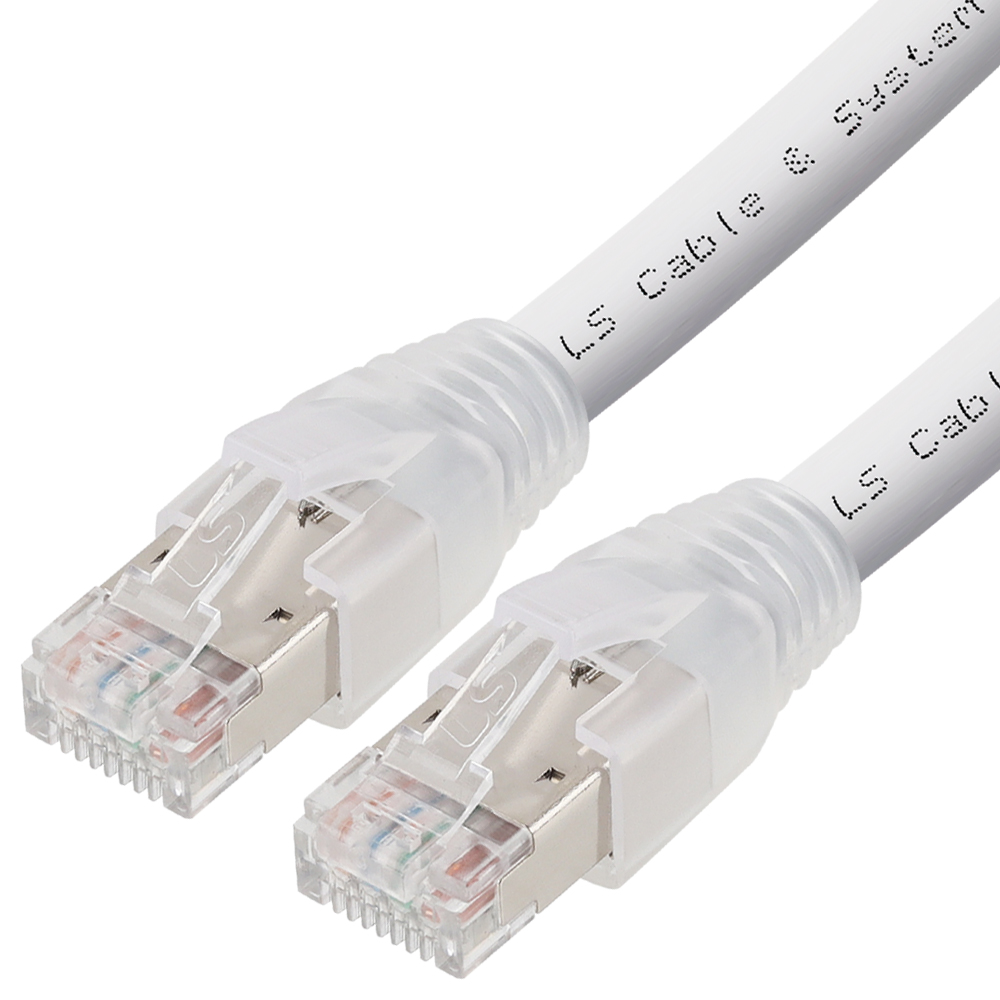 LS전선 CAT.7 S/FTP 랜 케이블 2m, 그레이 LS-PC-SSP7-GY-020