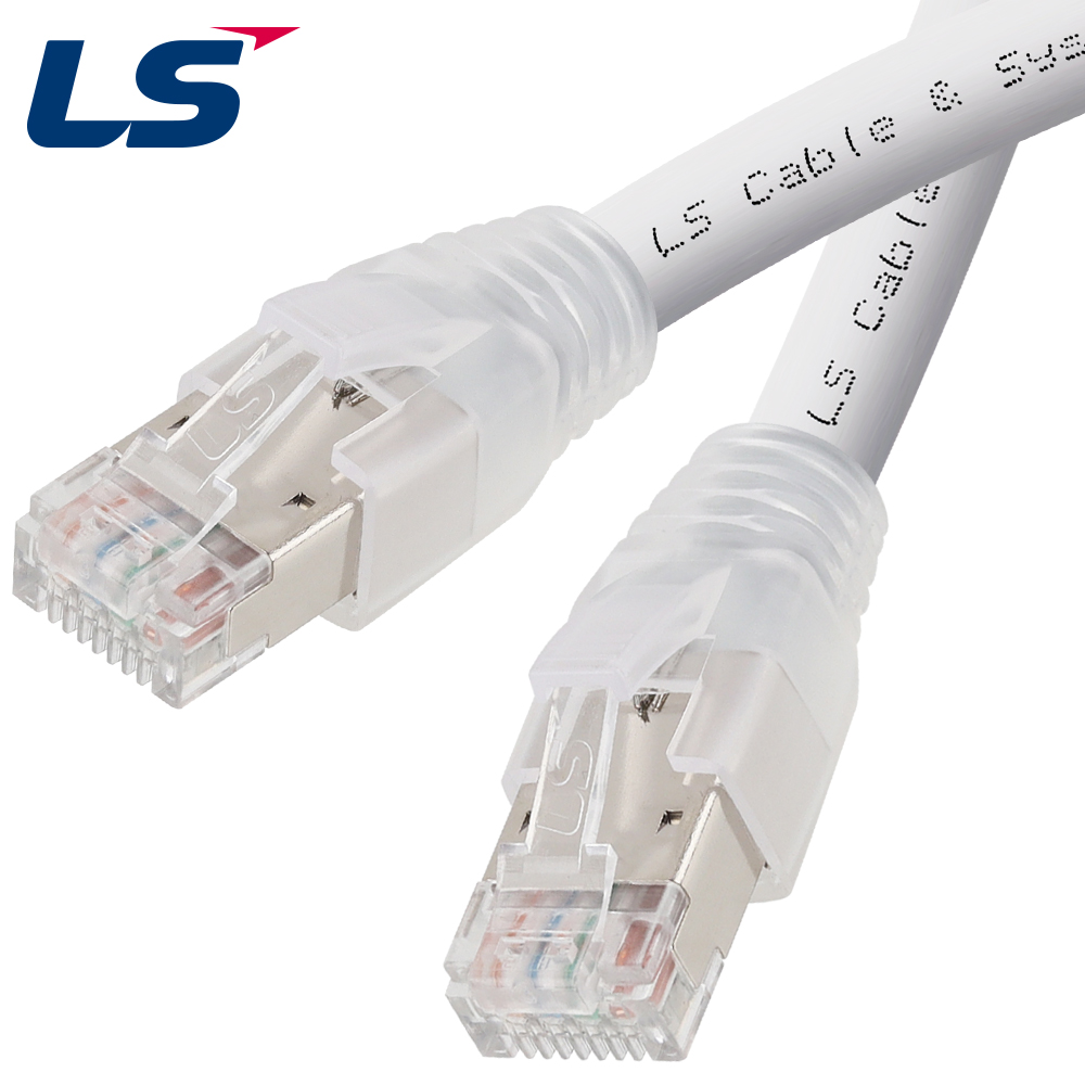LS전선 CAT.7 S/FTP 랜 케이블 30m, 그레이 LS-PC-SSP7-GY-300