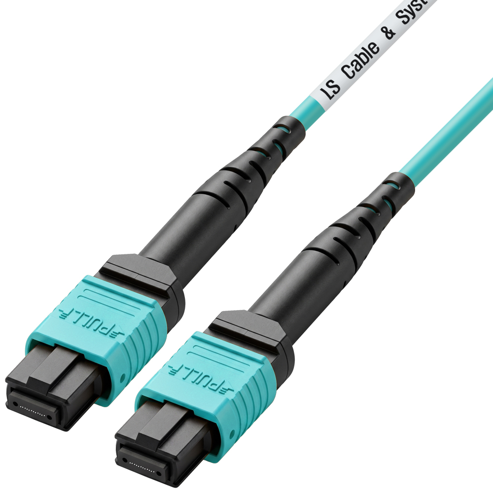 LS전선 OM3 12C MPO 광점퍼코드 3m LS-MTC-FF-M3-12ZB-003