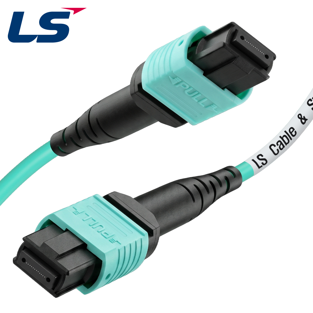 LS전선 OM3 12C MPO 광점퍼코드 5m LS-MTC-FF-M3-12ZB-005