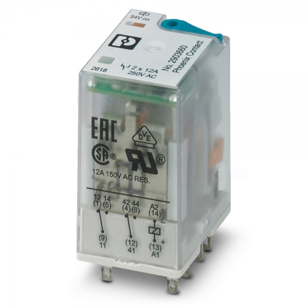 피닉스컨택트 REL-IR2/LDP- 24DC/2X21 전원 접점 산업용 릴레이 2903660