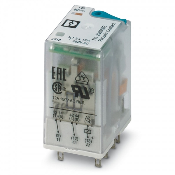 피닉스컨택트 REL-IR2/LDP- 60DC/2X21 전원 접점 산업용 릴레이 2903662