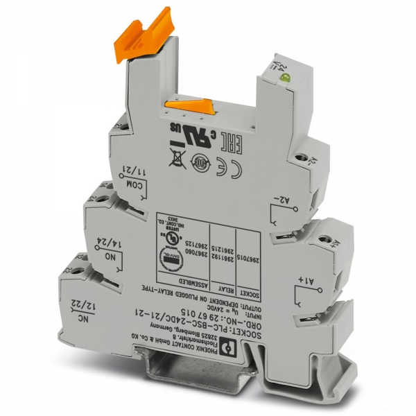 피닉스컨택트 PLC-BSC- 24DC/21-21 릴레이 소켓 2967015