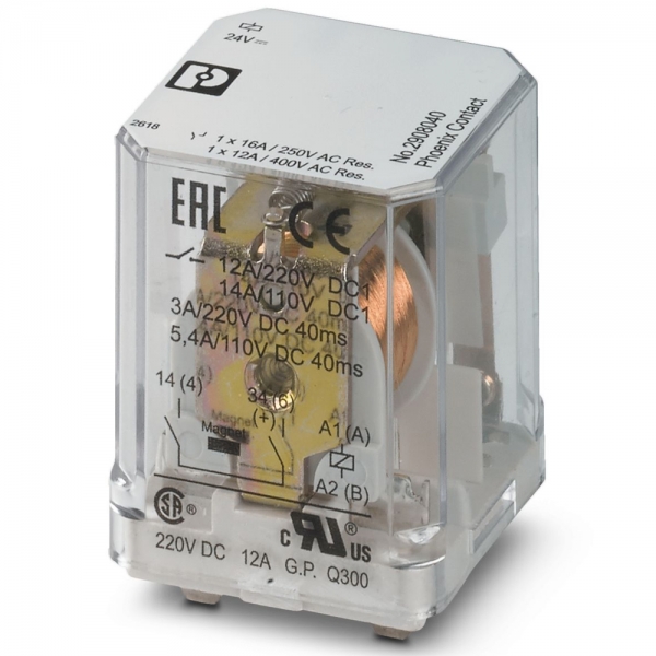 피닉스컨택트 REL-PR1-24DC/1/MB 단일 릴레이 2908040