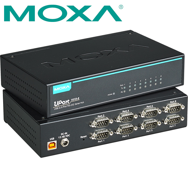 MOXA USB2.0 to 8포트 RS232 시리얼 컨버터 UPort 1610-8