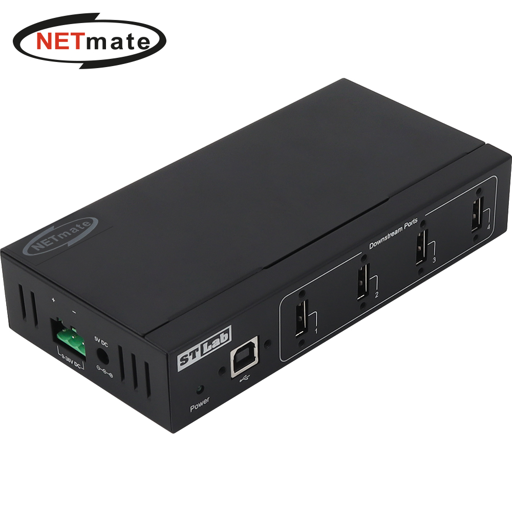 강원전자 넷메이트 산업용 USB2.0 4포트 허브 IU-170
