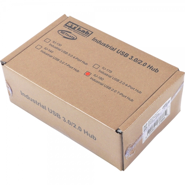 강원전자 넷메이트 산업용 USB2.0 7포트 허브 IU-180