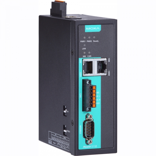 MOXA SAE J1939 to Modbus, PROFINET, EtherNet/IP 산업용 게이트웨이 MGate 5118-T