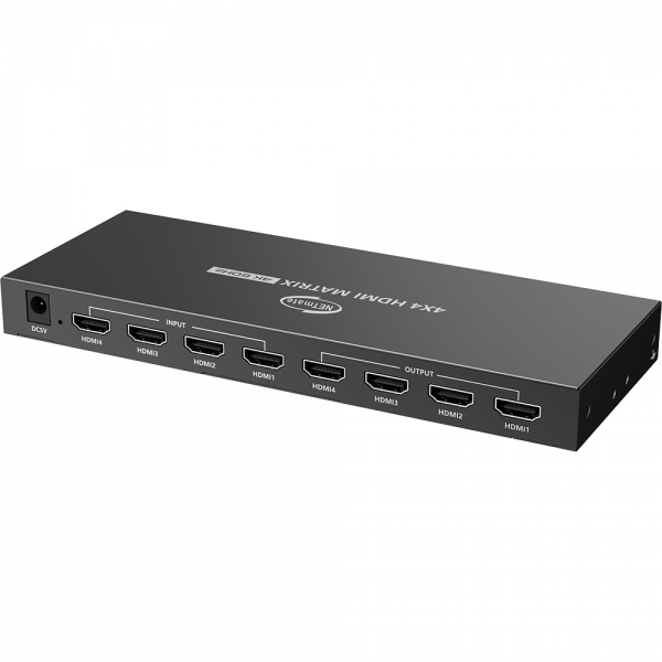강원전자 넷메이트 4K 60Hz HDMI 매트릭스 4:4 스위치 NM-HMA44
