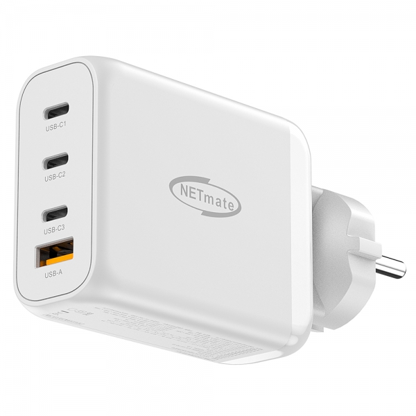 강원전자 넷메이트 USB PD 100W GaN 접지 초고속 멀티 충전기 NM-GN100W