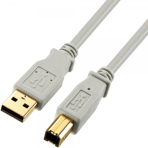 강원전자 산와서플라이 USB2.0 AM-BM 케이블 2m (USB-IF 인증) KU20-2HK2