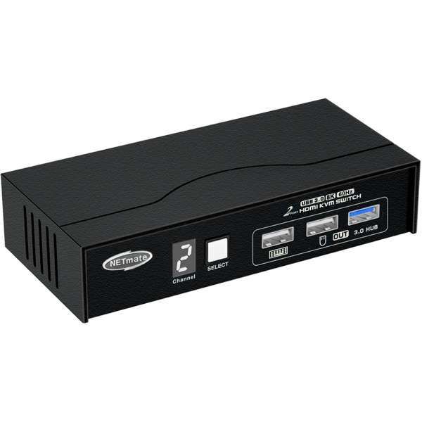 강원전자 넷메이트 8K 60Hz HDMI KVM 2:1 스위치(USB) NM-HK8602P