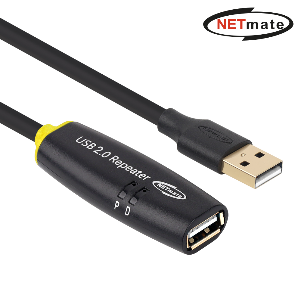 강원전자 넷메이트 USB2.0 연장 리피터 7m CBL-203-7P