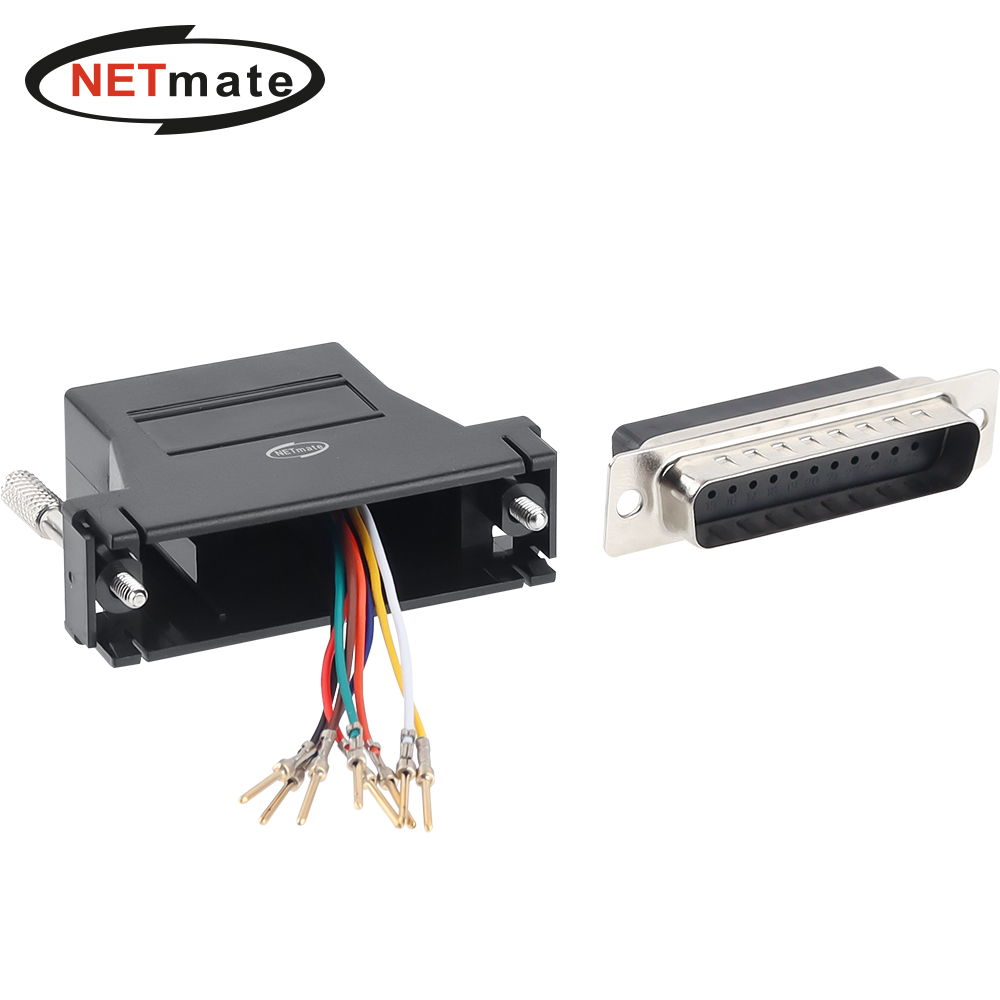 강원전자 넷메이트 DB25M / RJ-45 조합 커넥터 NM-G2545MF