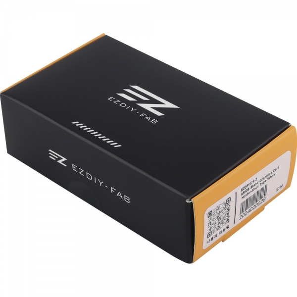 강원전자 넷메이트 ARGB 알루미늄 그래픽카드 지지대 (화이트) [EZDIY-FAB] NM-DPI1712