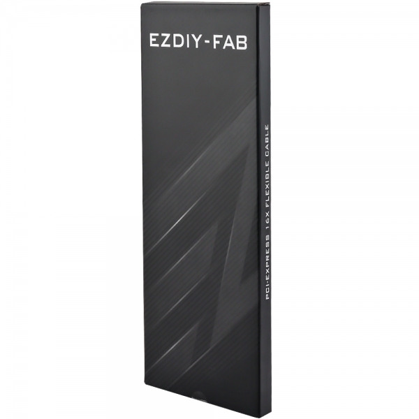 강원전자 넷메이트 PCI-E 4.0 라이저 케이블 300mm (블랙/일자형) [EZDIY-FAB] NM-DPC1723