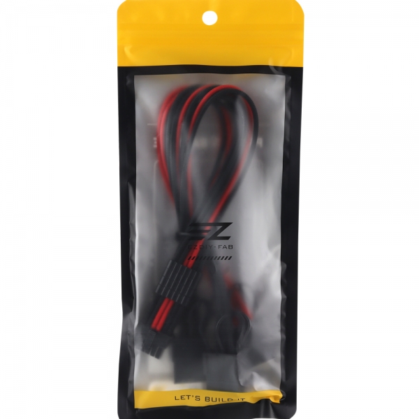 강원전자 넷메이트 12VHPWR to PCI-E 8핀x3 변환 슬리빙 케이블 0.3m (블랙/레드) [EZDIY-FAB] NM-DPR1867