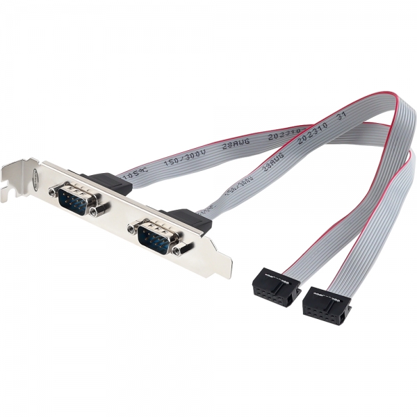 강원전자 넷메이트 시리얼 2포트 브라켓 케이블 0.3m NMB-S952N