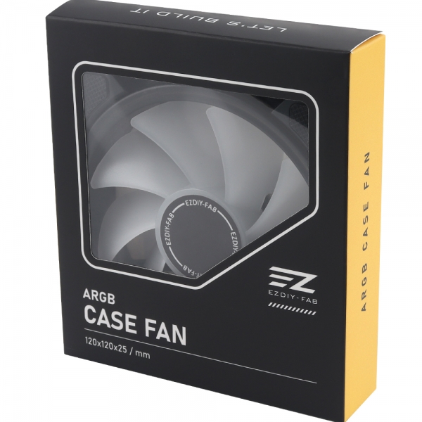 강원전자 넷메이트 Inner Ring ARGB 120mm 쿨링팬(블랙/단품) [EZDIY-FAB] NM-RGBFS207P